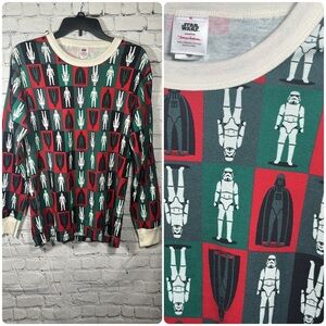 Hanna Andersson Star Wars Galactic Empire Long John Pajama Top Adult Unisex M